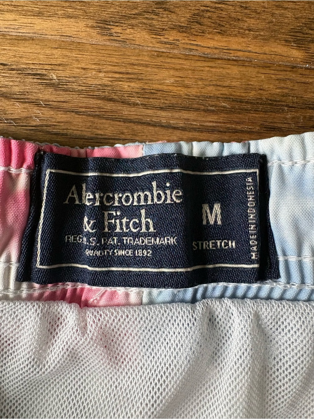 Abercrombie & Fitch Pastel Tie-Dye Swim Shorts - Picture 2 of 7
